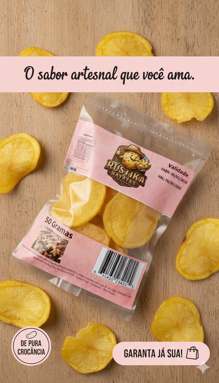 Batata Chips Churrasco 80g